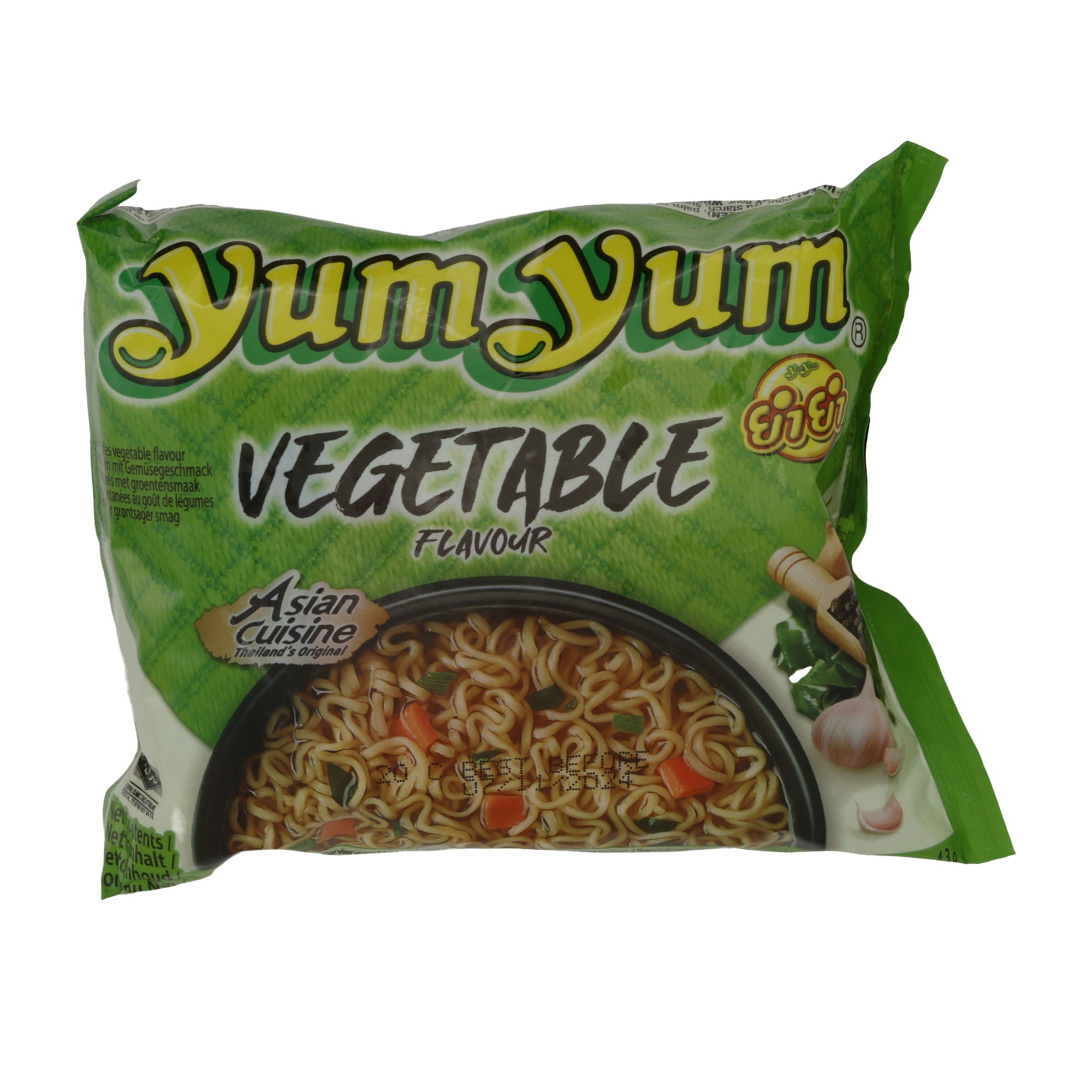 Instant-Nudeln Yum Yum | Gemüse | Würzig, mit feinem Gemüsearoma | 60 g YUMYUM
